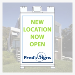 Signicade A-frame - Metal Bar Real Estate Sign