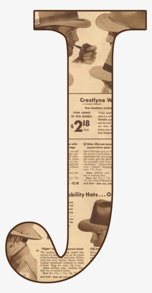 B *✿* En Periodico Antiguo - Abecedario Y Letras De Periódico