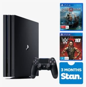 Ps4 Console Pro 1tb - 2k Games Wwe 2k18