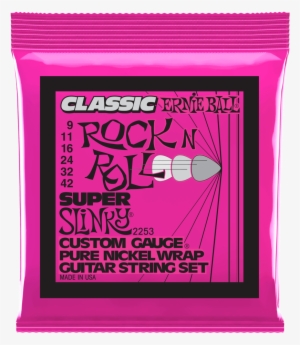Ernie Ball Super Slinky Classic Rock N Roll Pure Nickel