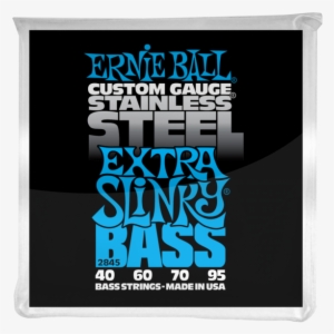 Ernie Ball Extra Slinky Stainless Steel Electric Bass - Ernie Ball 2842