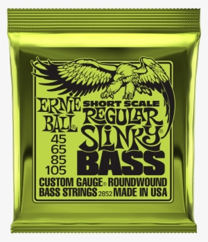 Image 2852 Slinky Nickel Wound Bass 4 String Short - Ernie Ball 2832 Regular Slinky
