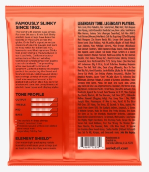P02838 Back - Ernie Ball Nickel Electric Guitar Strings Slinky