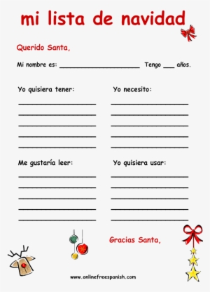 Mi Lista De Navidad Impresión Gratis My Christmas Wish - Christmas Day