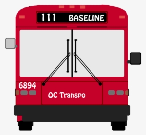 Don't Talk To Strangers - Oc Transpo Bus Png