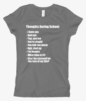 School Thoughts Shirt