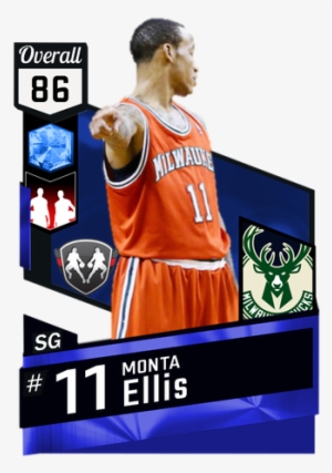 Monta Eliis & Brandon Jennings Dynamic Duo - Lebron James Lakers Card