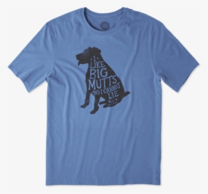 Men's Big Mutts Smooth Tee - Life Is Good Men's Smooth Tee