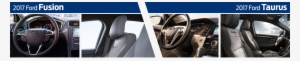 2017 Ford Fusion Vs Ford Taurus Interior Feature Comparison