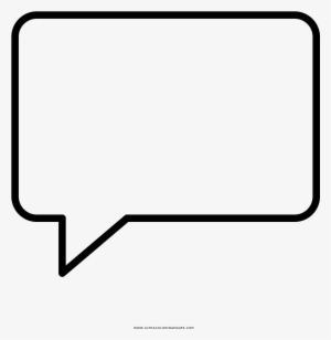 Dibujo De Burbuja De Diálogo Para Colorear Ultra - Balão De Conversa Png