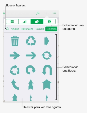La Biblioteca De Figuras, Con Las Categorías En La - Geometric Shape