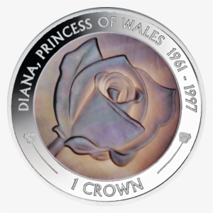 Above, The Silver Coin With Mother Of Pearl Inlay