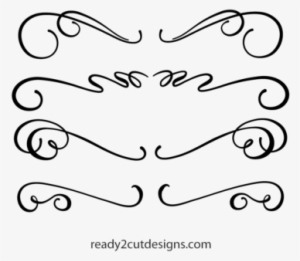 Scrolls - Calligraphic - Calligraphy Png