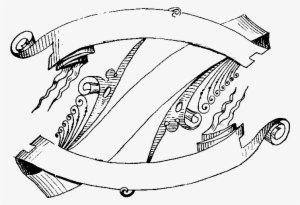 Scroll Vector Png Download - Drawing