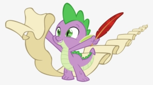 Spinnyhat, Safe, Scroll, Simple Background, Spike, - Scroll Paper My Little Pony