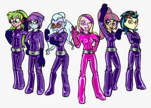 Equestria Girls, Indigo Zap, Latex, Lemon Zest, Princess - Totally Spies Equestria Girls