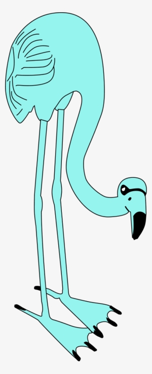 Flamingo Cartoon Vector Clipart - Pink Flamingo Shower Curtain
