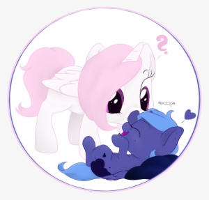 Kaleysia, Baby, Baby Pony, Boop, Cewestia, Cute, Cutelestia, - Cartoon