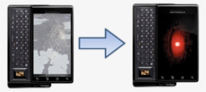 Cracked Motorola Droid Screen - Motorola Droid