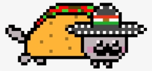 Taco Clipart Pixel - Nyan Taco