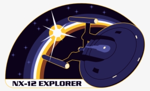 Explorer Clipart Compass Star - Star Trek
