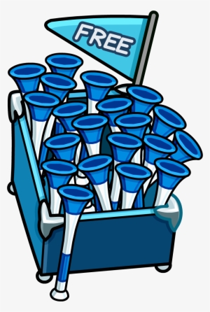 Penguin Cup Beach Sharks Vuvuzela Stand - Beach