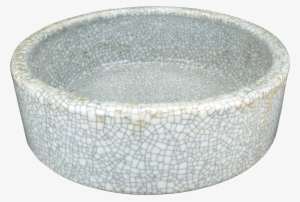 Chinese White Crackle Glaze Ware Brush Washer Early - Ming Dynasty Ge Brush Washer