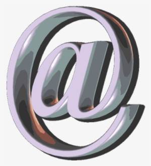 Hoy En Día El Símbolo De La Arroba Está Relacionado - Símbolos Da Internet Png