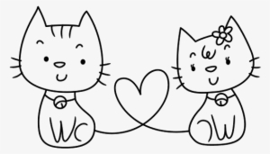 Image - Gatos Enamorados Dibujos