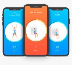Gorgeous 3d Animations With Visual And Spoken Cues - Fitness App