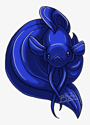 Grumpy Betta Fish By Beezee Art On Deviantart - Dibujo De Pez Betta Png
