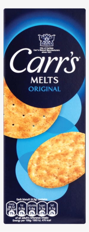 Carr S Melts Original 150g - Carr's Crackers Cheese Melts