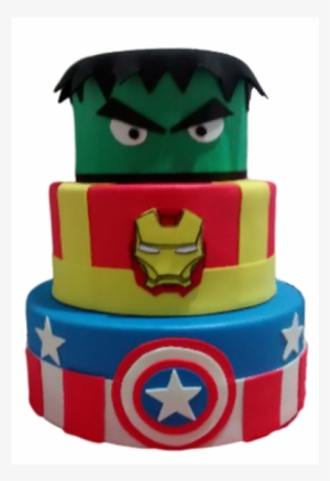 Fotos De Bolo Dos Vingadores - Bolo Fake Dos Vingadores De Eva