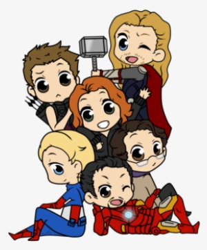 Chibi E Mery Aprontando Em - Marvel Cute Drawing