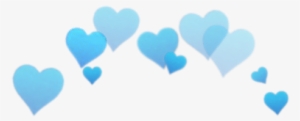 Blue Hearts - Heart Png Tumblr Blue