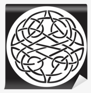 A Celtic Knot And Pattern In A Circle Design Wall Mural - Game Of Thrones Sigil Throw Blanket