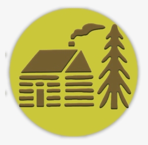 Silent Spring Resort Logo - Cabin Stencil