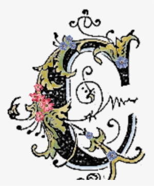 Free Download Fancy Letter C Png Clipart Decorative - Decorative Letters