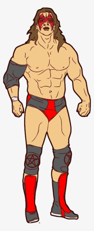 Un Musculoso Luchador Profesional - Wrestler Clipart