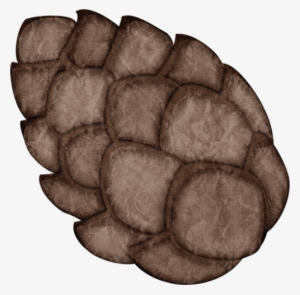 Jss Happycamper Pine Cone - Clip Art