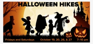 Halloween Hikes 2018 R - Happy Halloween Cartoon Poster 32x24