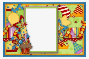 Marco De Cumple Con Dulces Y Confeti - Marcos Para Fotos De Cumple