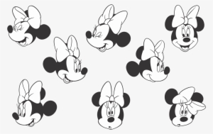 Minnie Mouse Logo Vector - Minnie Mouse Face Vector