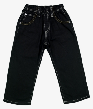 Charlie Rocket Black Pull-on Denim Jean - Trousers