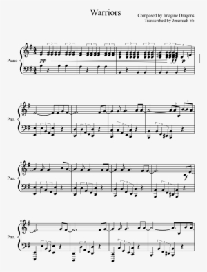 Warriors Sheet Music Composed By Composed By Imagine - Doctor Gradus Ad Parnassum