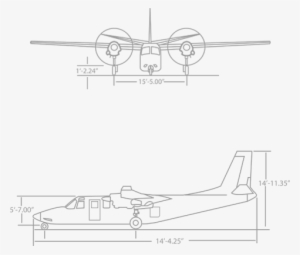 Propellers - Aero Commander 500 Dimensions