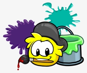 Color Party - Club Penguin Cutouts Puffles