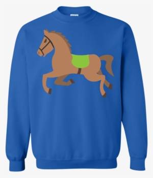 Galloping Horse Emoji Sweatshirt