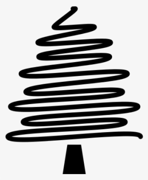 Christmas Tree Drawing Vector - Simbolo Arbol De Navidad