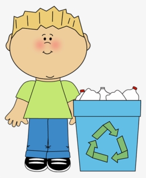 Classroom Recycler Clip Art - Sit Down At School